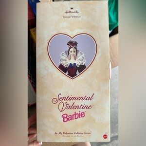 Hallmark sentimental valentine Barbie